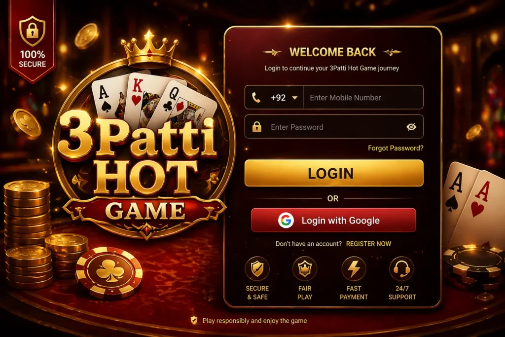 3Patti Hot Game login