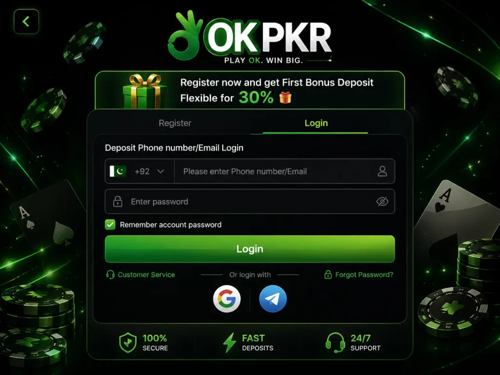 OKPKR Game login