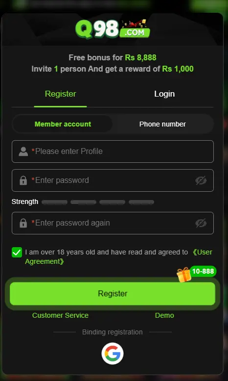 Q98 Game Download